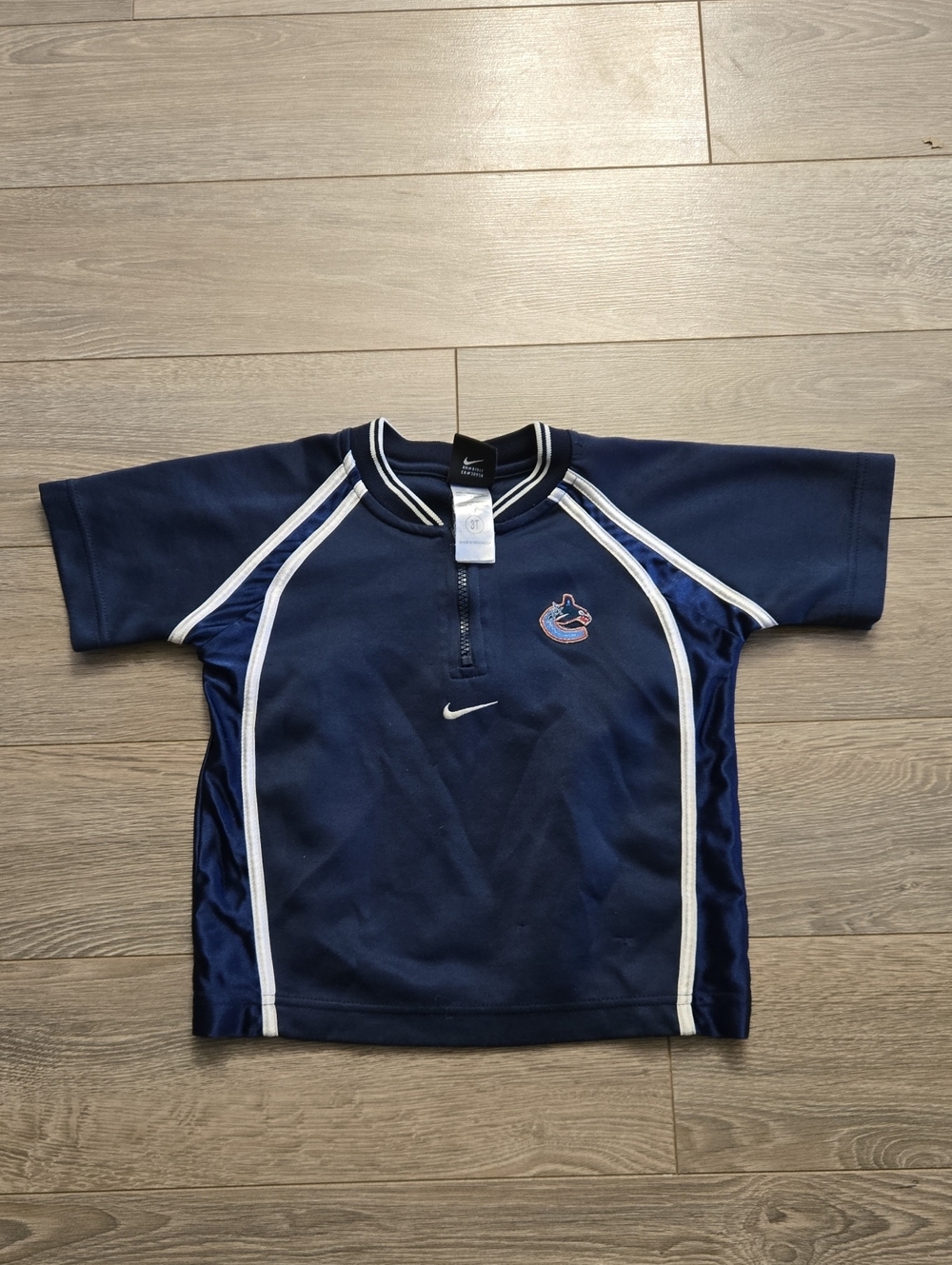 Vintage Canucks Zip Up Jersey